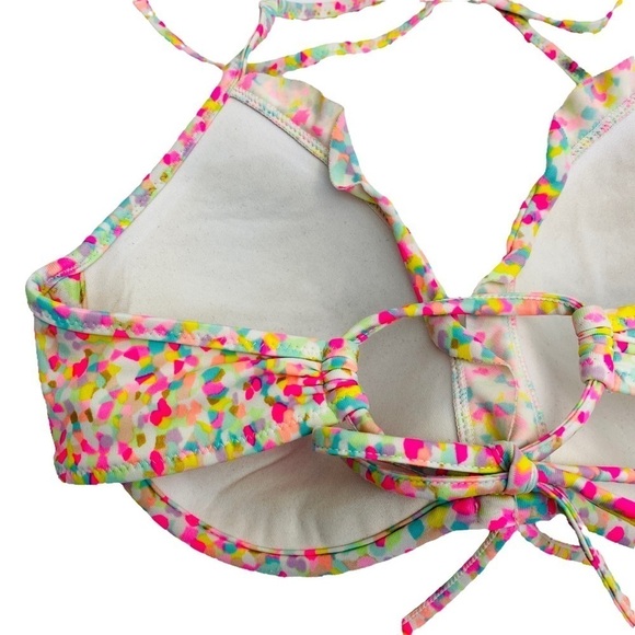 ⚡️ LAST CHANCE MARKDOWN !⭐️✨VICTORIA’S SECRET Swim Top Bikini 34C Pink Neon - Picture 5 of 11